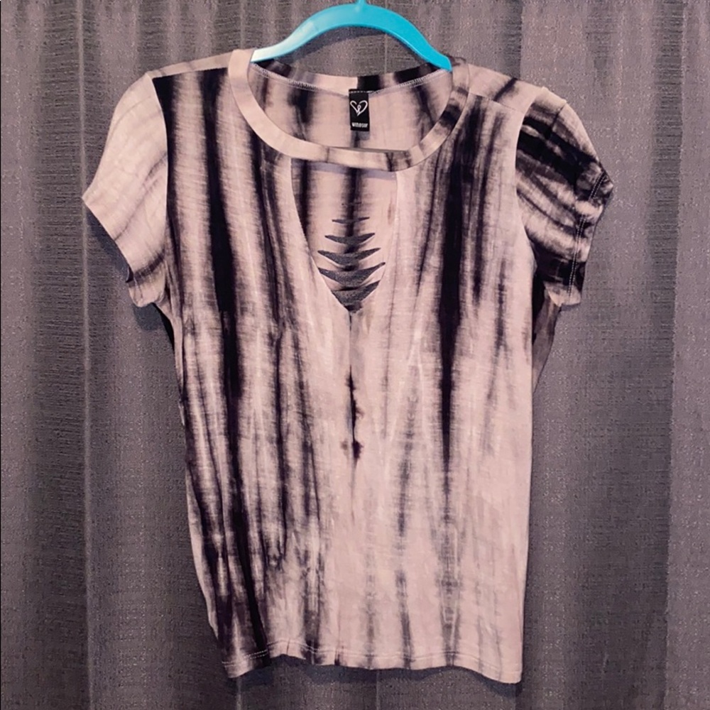 tie dye blouse